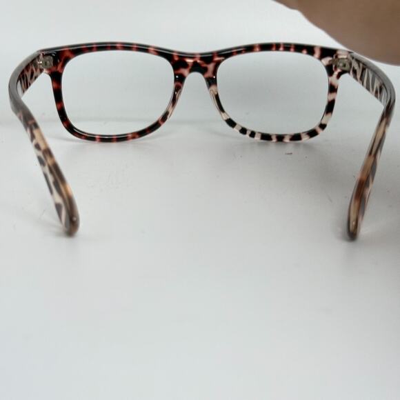 Zenni Eyeglasses Frames Cheetah Print Full rim Black H19694 - Picture 3 of 6